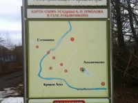 План схема усадьбы в период существования музея Алексея Перторвича Ерм
